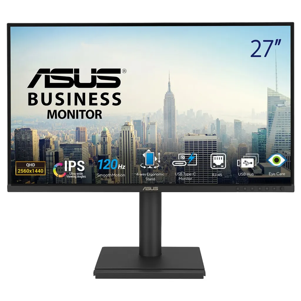 ASUS BE27ACGN computer monitor 68.6 cm (27") 2560 x 1440 pixels Quad HD LCD Black