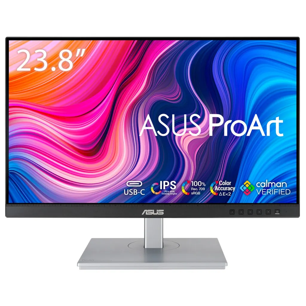 ASUS ProArt PA247CV computer monitor 60.5 cm (23.8") 1920 x 1080 pixels Full HD Black, Silver