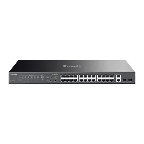 TP-Link ES228GP network switch Managed L2 Gigabit Ethernet (10/100/1000) Power over Ethernet (PoE) Black