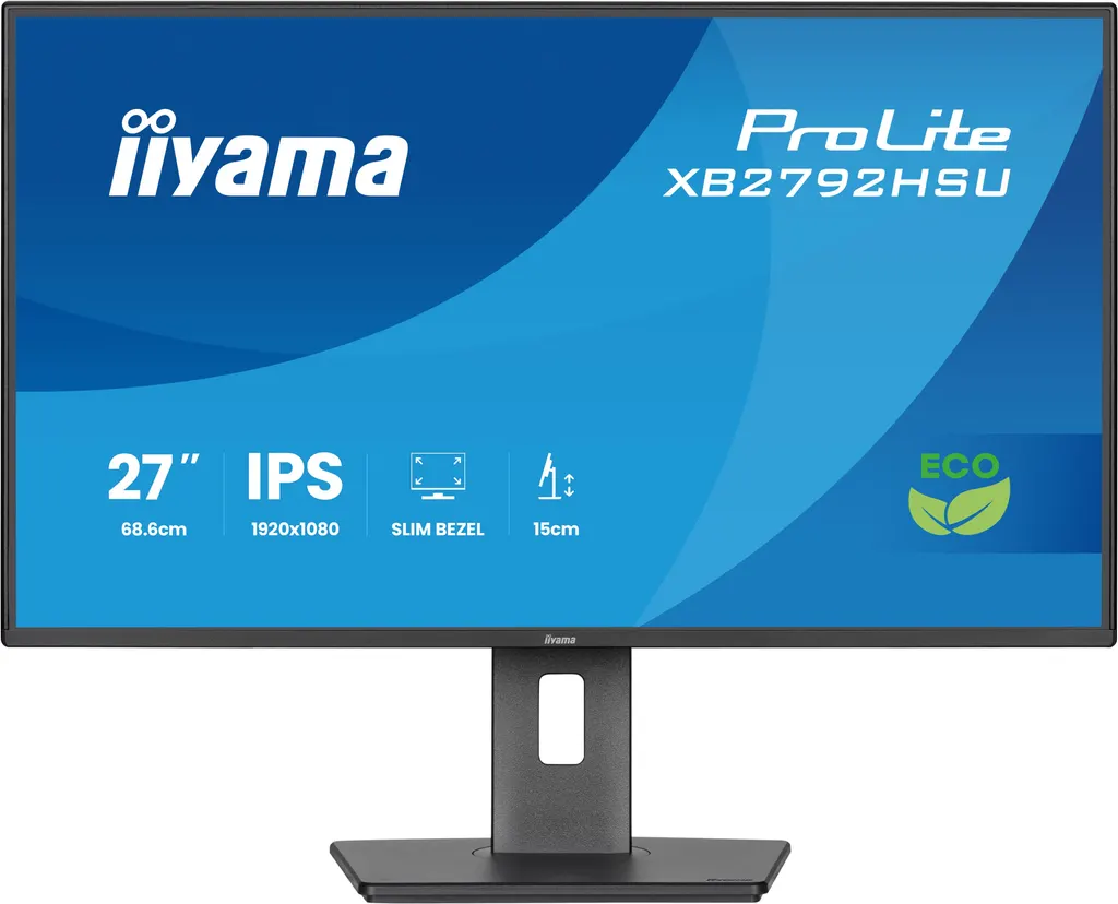 iiyama ProLite XB2792HSU-B1 A computer monitor 68.6 cm (27") 1920 x 1080 pixels Full HD LED Black