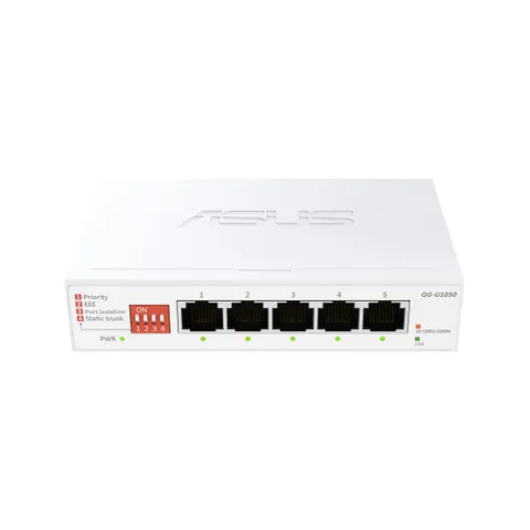 ASUS QG-U1050 Unmanaged 2.5G Ethernet (100/1000/2500) White