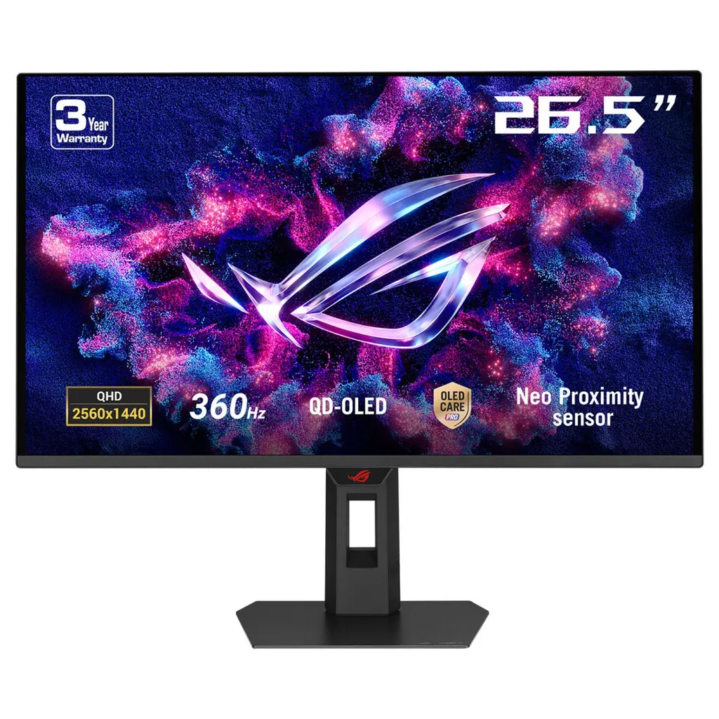 ASUS ROG Strix OLED XG27AQDNG computer monitor 67.3 cm (26.5") 2560 x 1440 pixels Quad HD QD-OLED Black