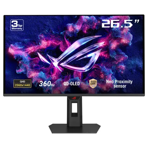 ASUS ROG Strix OLED XG27AQDNG computer monitor 67.3 cm (26.5") 2560 x 1440 pixels Quad HD QD-OLED Black