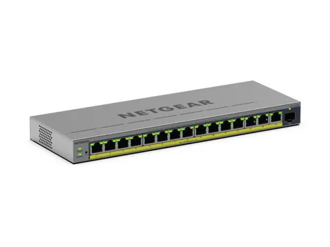 NETGEAR GS116EPP Managed L2/L3 Gigabit Ethernet (10/100/1000) Power over Ethernet (PoE) Grey