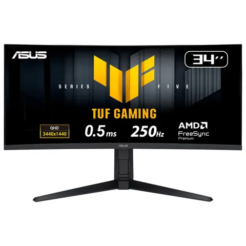 ASUS TUF Gaming VG34WQML5A computer monitor 86.4 cm (34") 3440 x 1440 pixels UltraWide Quad HD LED Black