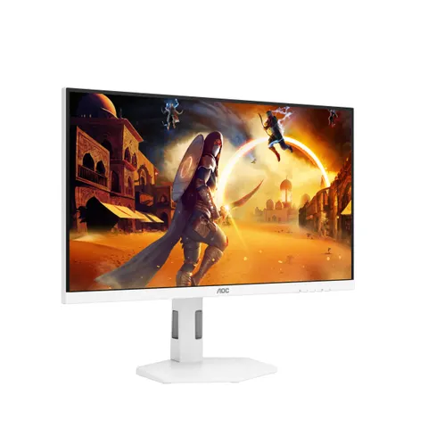 AOC G4 U27G4/WS computer monitor 68.6 cm (27") 3840 x 2160 pixels 4K Ultra HD Silver, White