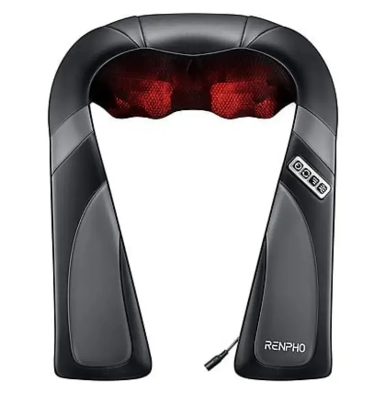 Renpho U-Neck Go massager Back, Legs, Shoulders Grey, Black
