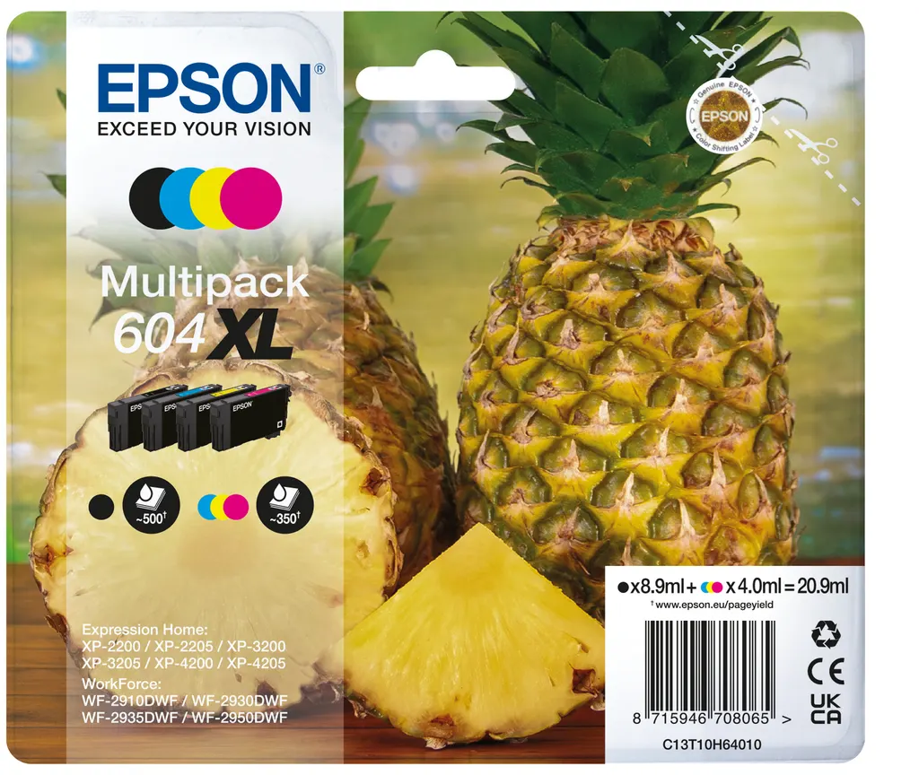 Epson Multipack 4-colours 604XL Ink