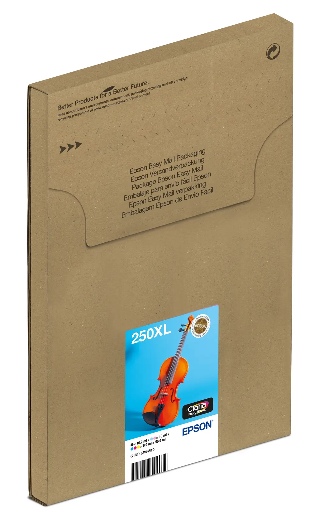 Epson Multipack 6-colours 250XL Violin Claria Photo HD EasyMail Ink