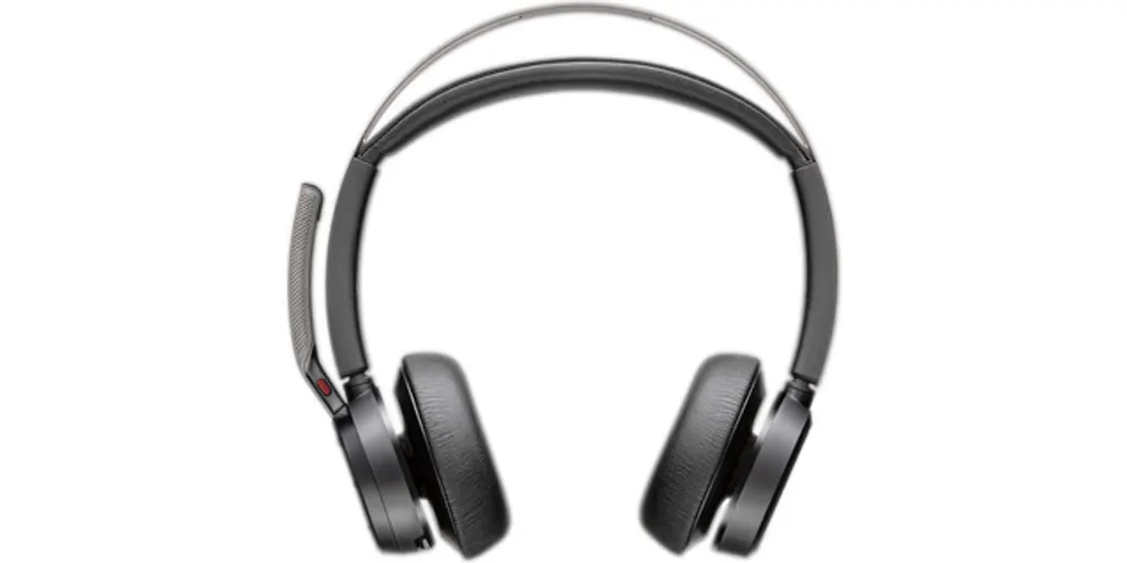 HP Poly Voyager Focus 2 Microsoft Teams Certified USB-C-C Headset +USB-C/A Adapter +Charging Stand