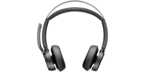 HP Poly Voyager Focus 2 Microsoft Teams Certified USB-C-C Headset +USB-C/A Adapter +Charging Stand