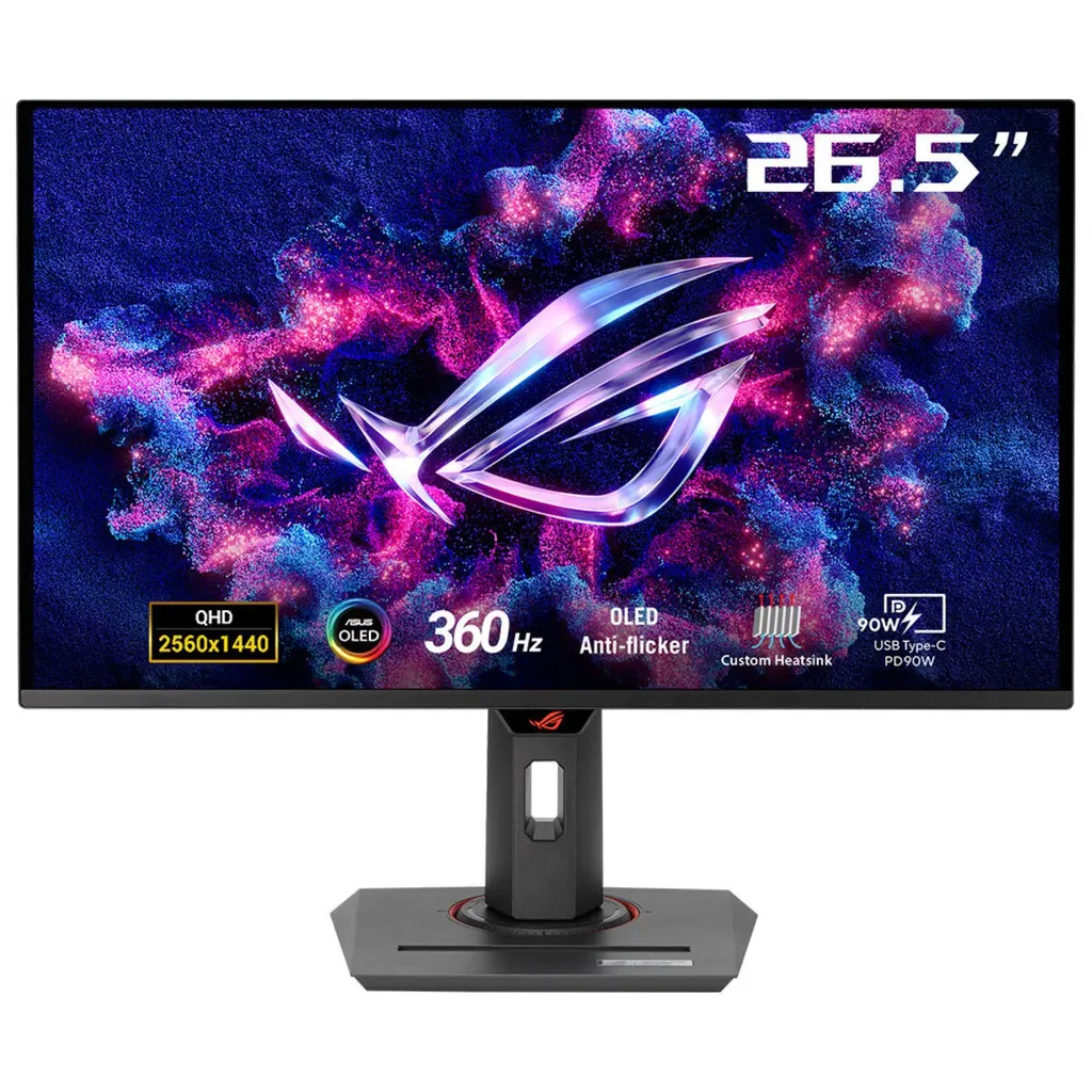 ASUS ROG Strix OLED XG27ACDNG computer monitor 67.3 cm (26.5") 2560 x 1440 pixels Quad HD QD-OLED Black