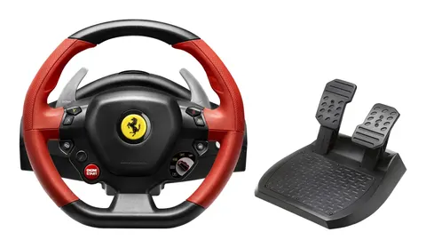 Thrustmaster Ferrari 458 Spider Black, Red USB Steering wheel + Pedals Xbox One