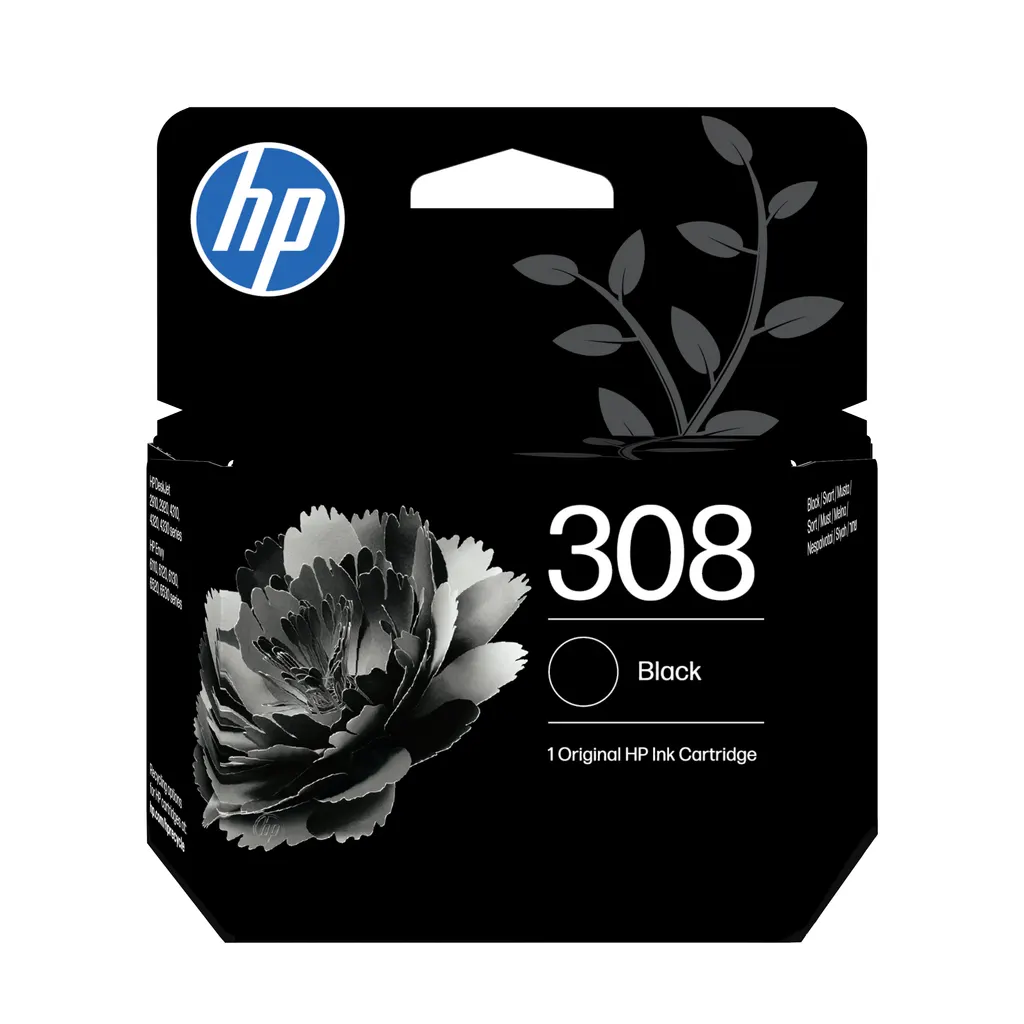 HP 308 Black Original Ink Cartridge