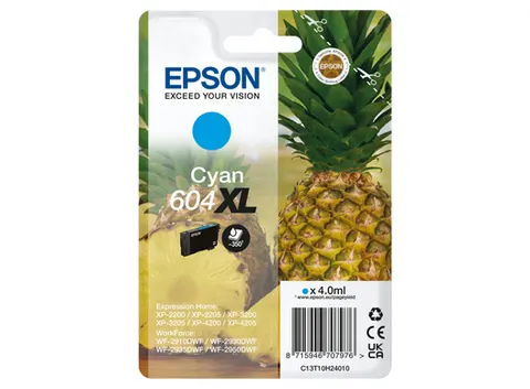 Epson Singlepack Cyan 604XL Ink