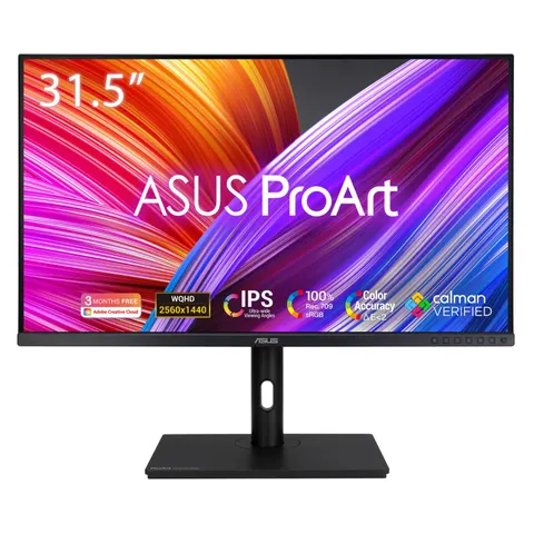 ASUS ProArt PA328QV computer monitor 80 cm (31.5") 2560 x 1440 pixels Quad HD LED Black
