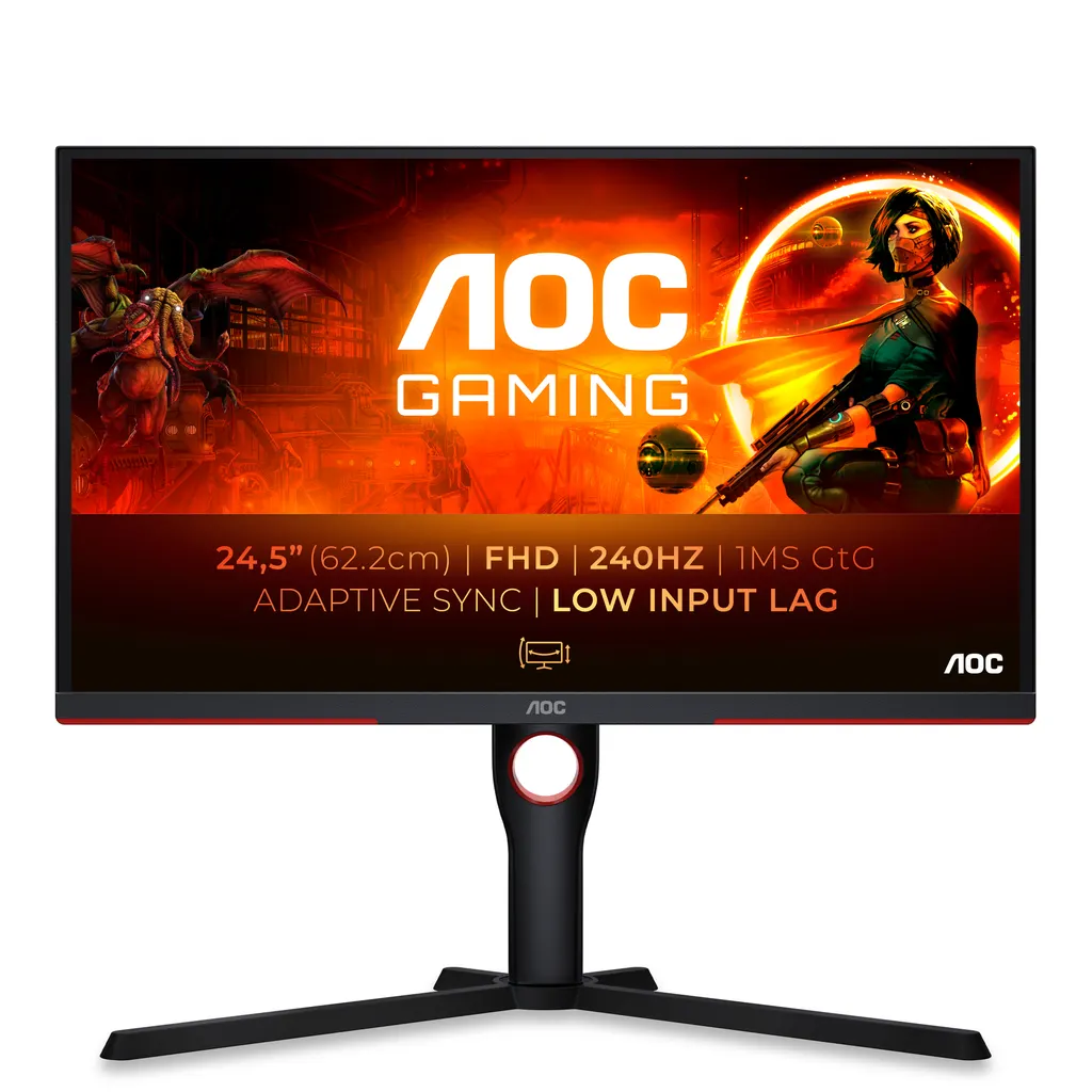 AOC G3 25G3Z/69 computer monitor 62.2 cm (24.5") 1920 x 1080 pixels Black, Red