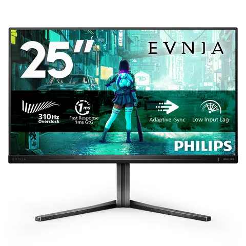 Philips Evnia 3000 25M2N3200U/00 computer monitor 62.2 cm (24.5") 1920 x 1080 pixels Full HD LCD Black