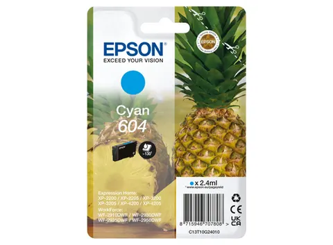 Epson Singlepack Cyan 604 Ink