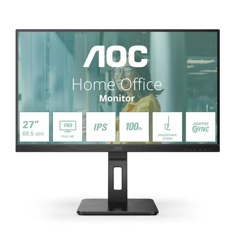 AOC P2 27P2Q computer monitor 68.6 cm (27") 1920 x 1080 pixels Full HD LED Black