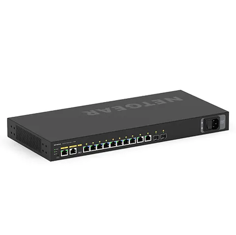 NETGEAR GSM4212P Managed L2/L3 Gigabit Ethernet (10/100/1000) Power over Ethernet (PoE) 1U Black