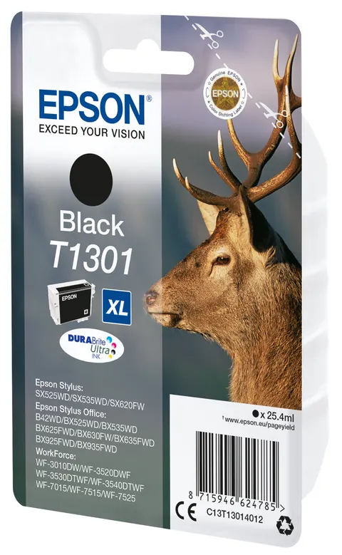 Epson Stag T1301 DURABrite Ultra Single Black Ink