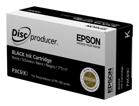 Epson Discproducer Ink PJIC7(K), Black (MOQ=10)