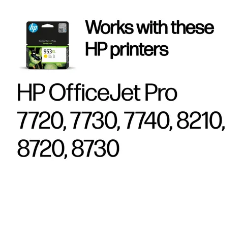 HP 953XL High Yield Yellow Original Ink Cartridge