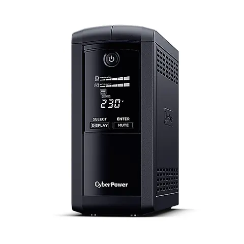 CyberPower VP700ELCD uninterruptible power supply (UPS) Line-Interactive 0.7 kVA 390 W 4 AC outlet(s)