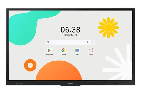Samsung WA75F interactive whiteboard 190.5 cm (75") 3840 x 2160 pixels Touchscreen Black