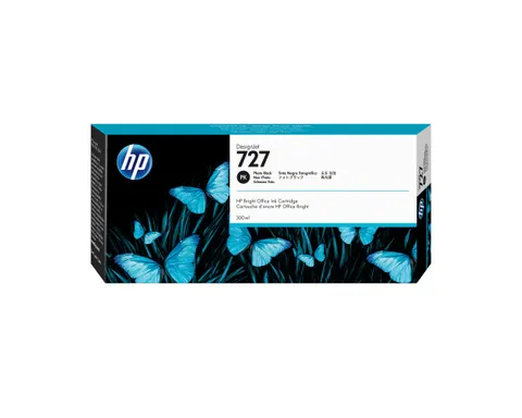 HP 727 300-ml Photo Black DesignJet Ink Cartridge