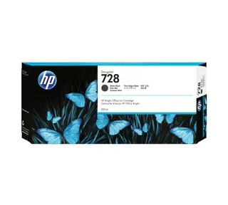 HP 728 300-ml Matte Black DesignJet Ink Cartridge