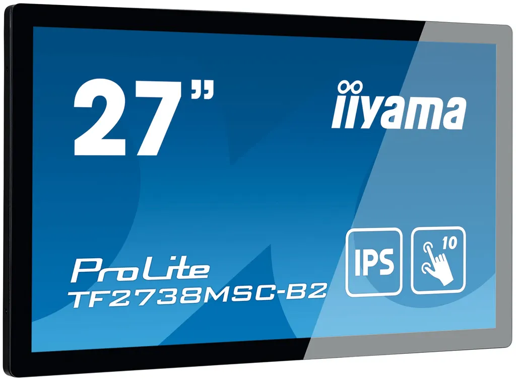 iiyama ProLite TF2738MSC-B2 computer monitor 68.6 cm (27") 1920 x 1080 pixels Full HD LED Touchscreen Multi-user Black