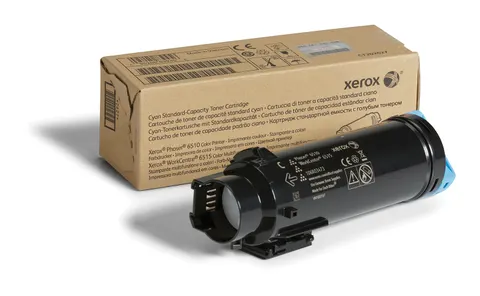 Xerox Genuine Phaser® 6510, WorkCentre® 6515 Cyan Standard capacity Toner Cartridge (1000 Pages) - 106R03473