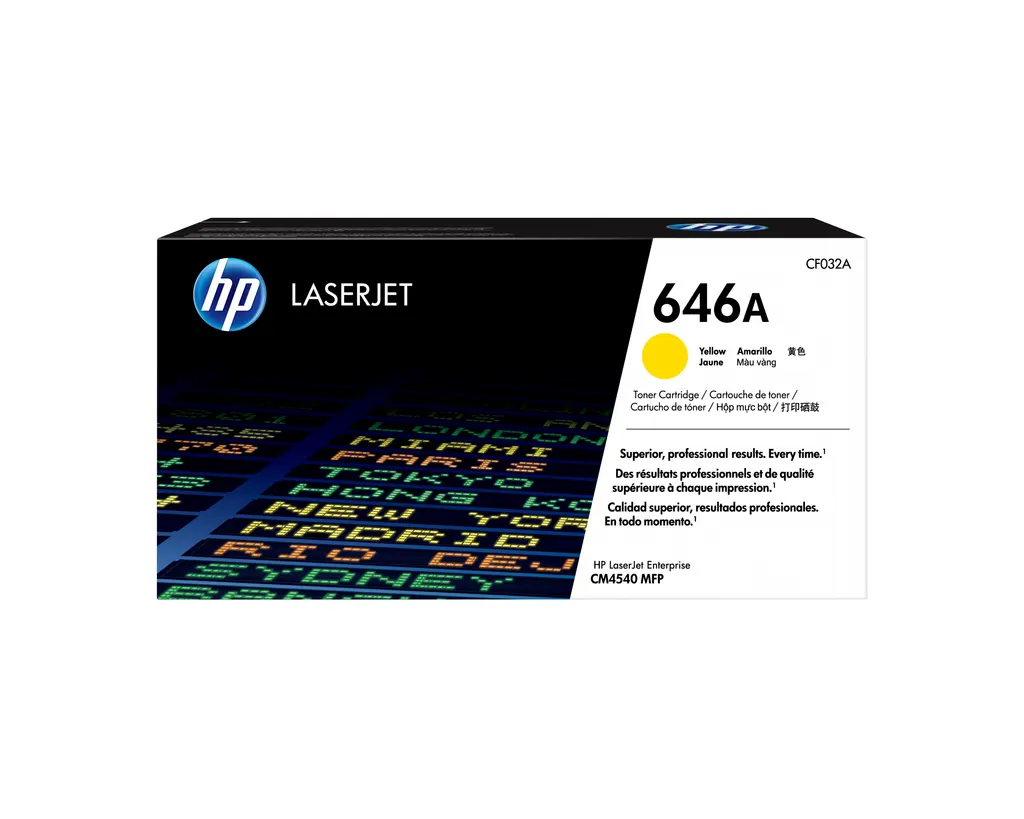 HP 646A Yellow Original LaserJet Toner Cartridge