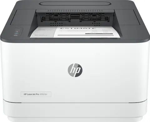 HP LaserJet Pro 3002dn Printer, Black and white, Printer for Small medium business, Print, Dualband Wi-Fi; Strong Security; Energy Efficient; Fast first page out speeds; Two-sided printing; Roam
