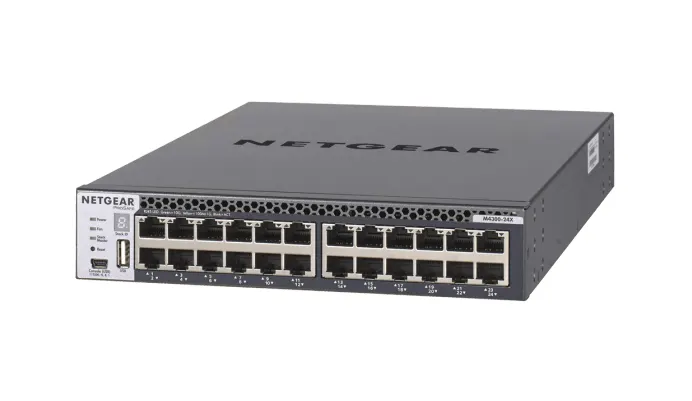 NETGEAR XSM4324CS Managed L3 10G Ethernet (100/1000/10000) 1U Black