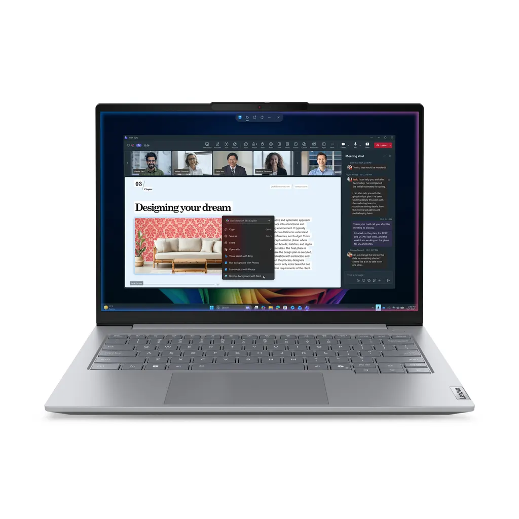Lenovo ThinkBook 14 G9 IPL Copilot+ PC Intel Core Ultra 5 325 Laptop 35.6 cm (14") WUXGA 16 GB DDR5-SDRAM 512 GB SSD Wi-Fi 7 (802.11be) Windows 11 Pro Grey German