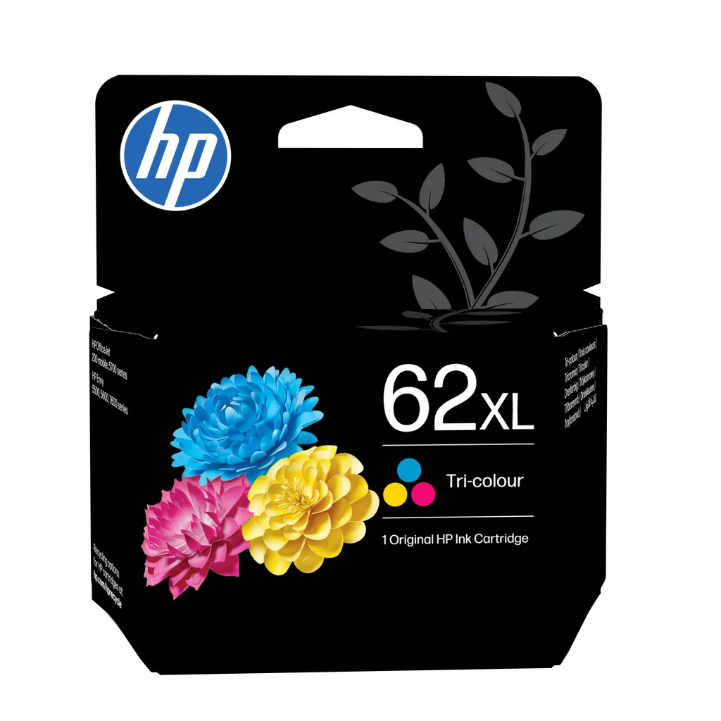 HP 62 Tri-color Original Ink Cartridge